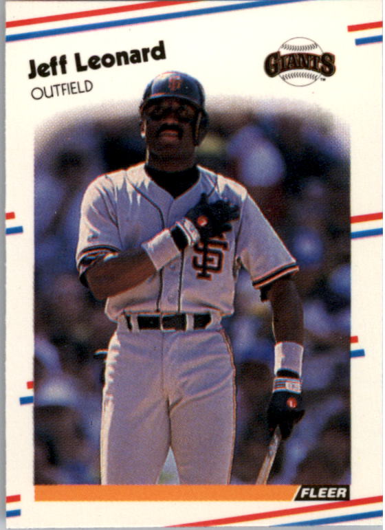 1988 Fleer Mini Baseball Cards 117     Jeff Leonard